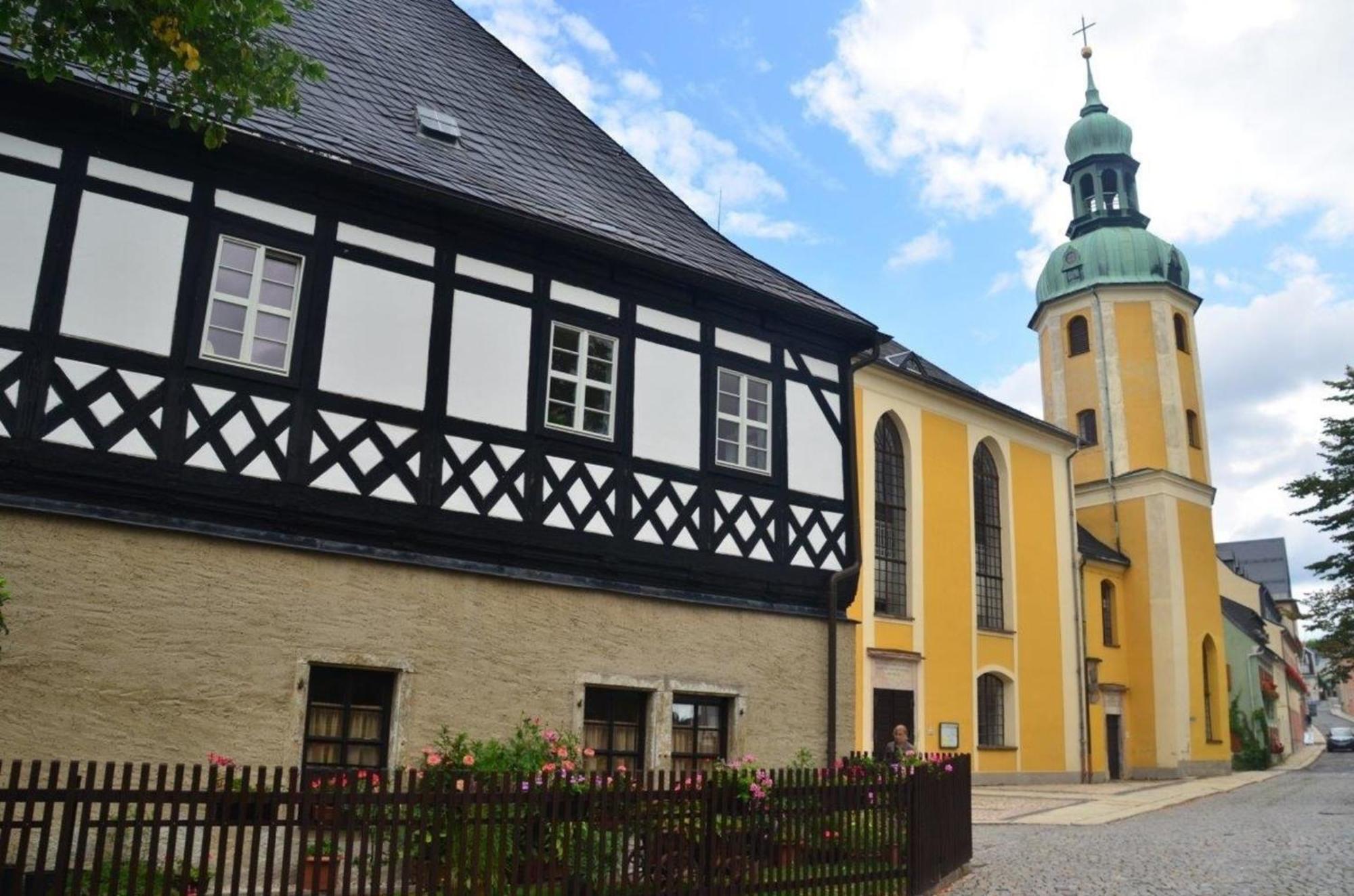 Ferienwohnung "Zum Schlosskeller" Wolkenstein Eksteriør billede