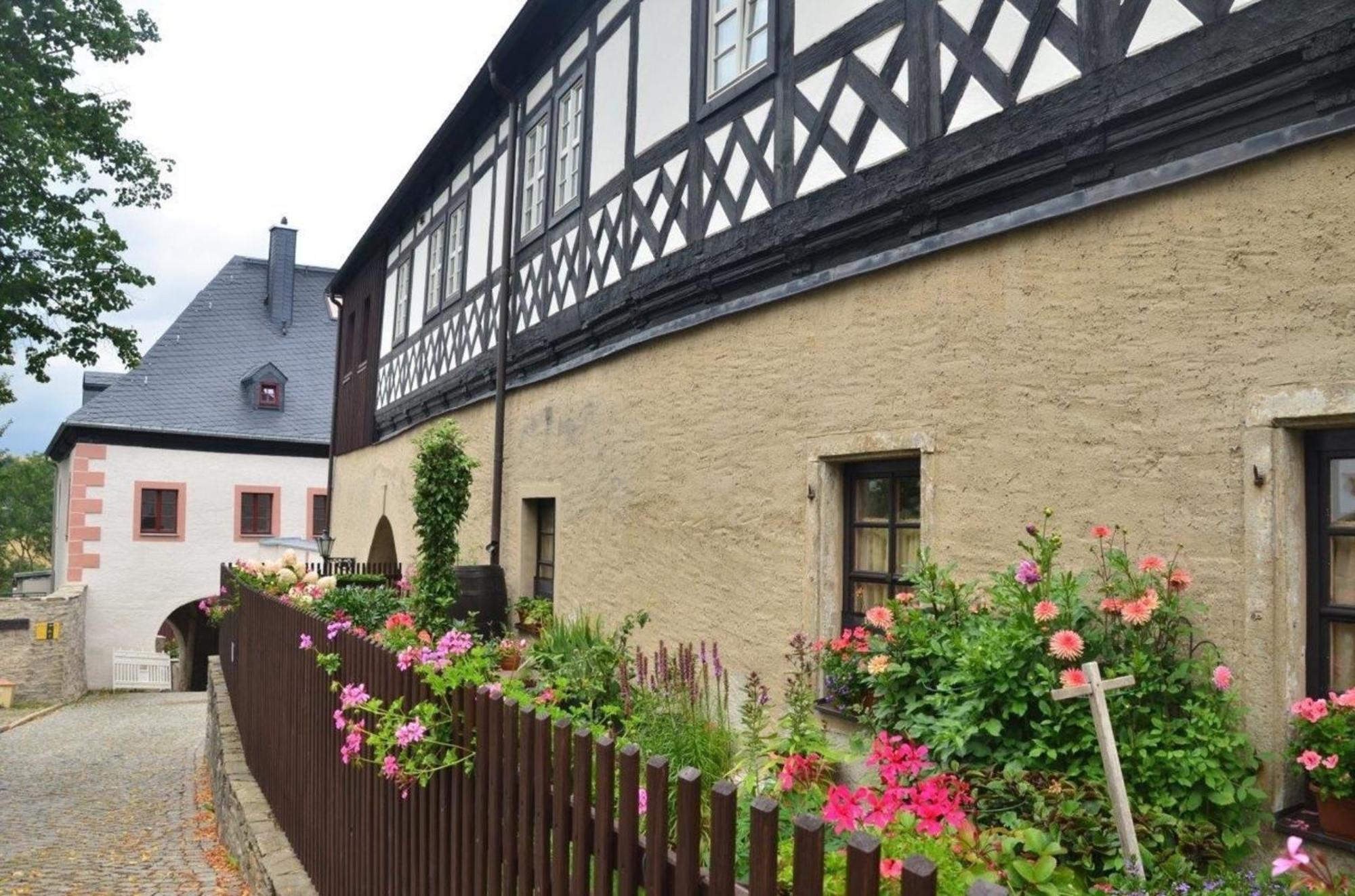 Ferienwohnung "Zum Schlosskeller" Wolkenstein Eksteriør billede